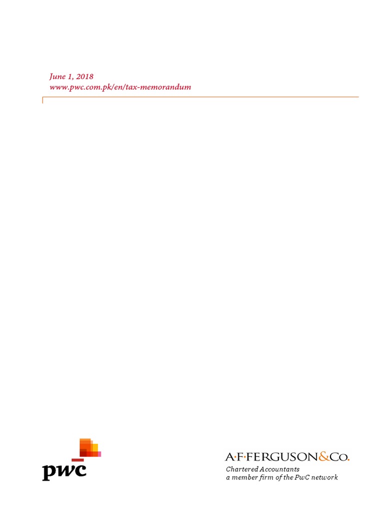 Tax Changes in FATA/PATA Post-31st Amendment | PDF | Federally ...