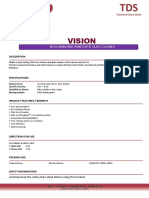 VISION - Technical Data Sheet (TDS) ENG