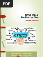 Mod 1 Theories and Principles of Healthcare Ethics