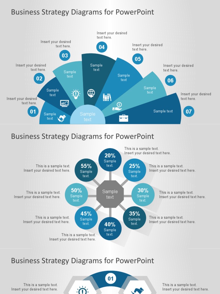 Ff0120 01 Free Business Strategy Diagram Powerpoint 16x9 Pdf Marketing