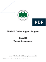 Class-KG-week4-week 4 APSACS Online Support Program Week4