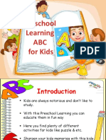 Preschool Learning ABC For Kids