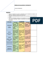 Rubrica de Evaluacion de Mi Producto