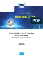 H2020-Msca-Cofund Funding