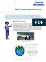 Cambio climático y ciudadanía ambiental en el 4to grado