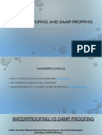 Module 2 Lecture 5 Waterproofing Part1
