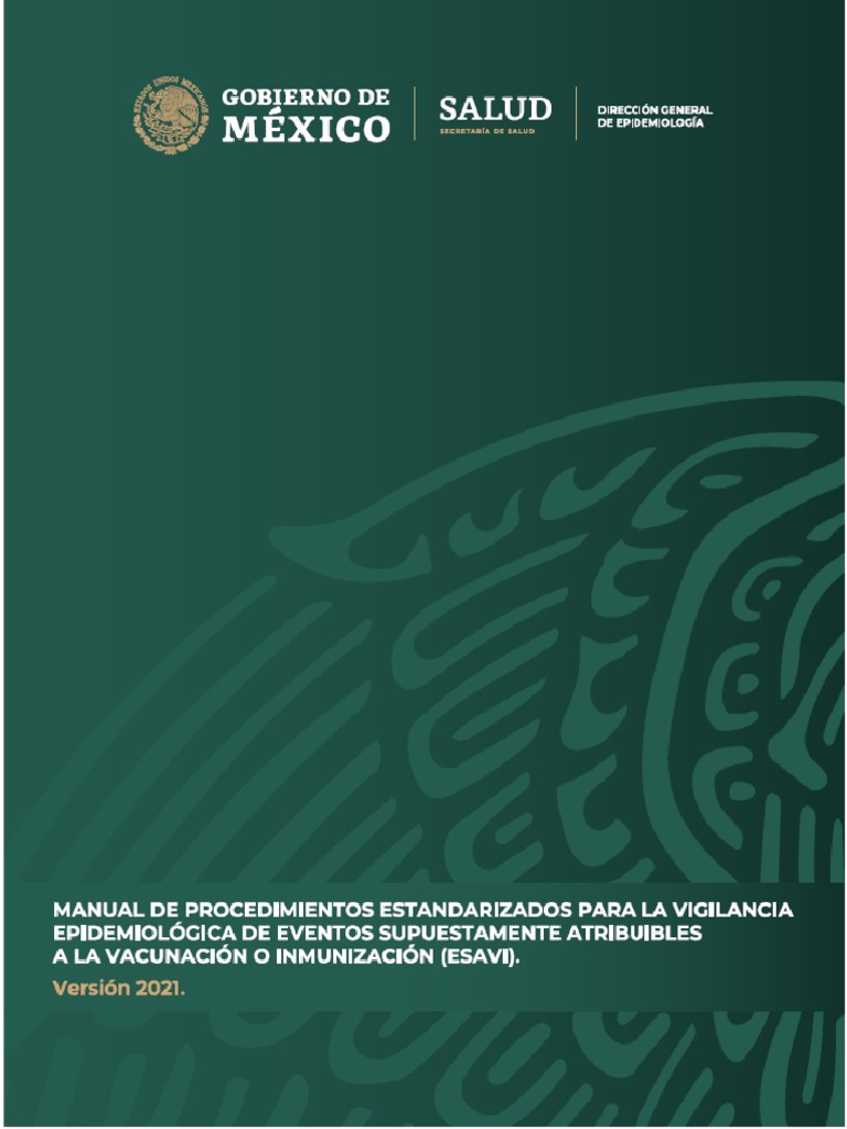 Manual de Vigilancia de ESAVI 2021 | PDF | Vigilancia | Vacunas