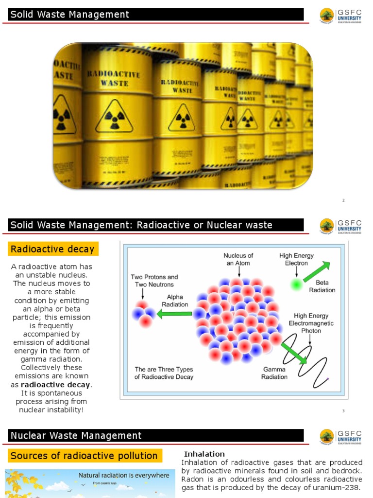 Radioactive Waste Management Understanding the Generation