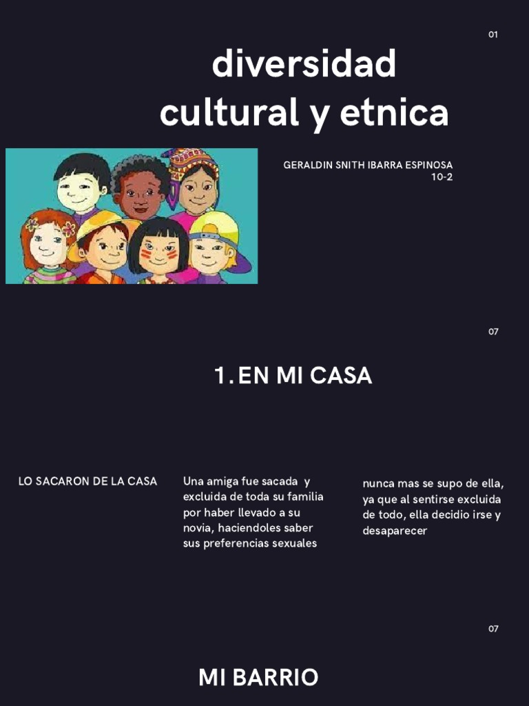 Diversidad Cultural y Etnica | PDF | Grupos étnicos | Multiculturalismo