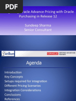 Integrating Advanced Pricing With Purchasing in Release12