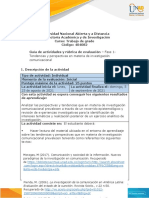 Guía de Actividades y rúbrica de evaluación - Fase 1- Tendencias y perspectivas en materia de investigación comunicacional