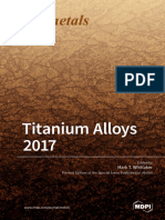 Titanium Alloys 2017