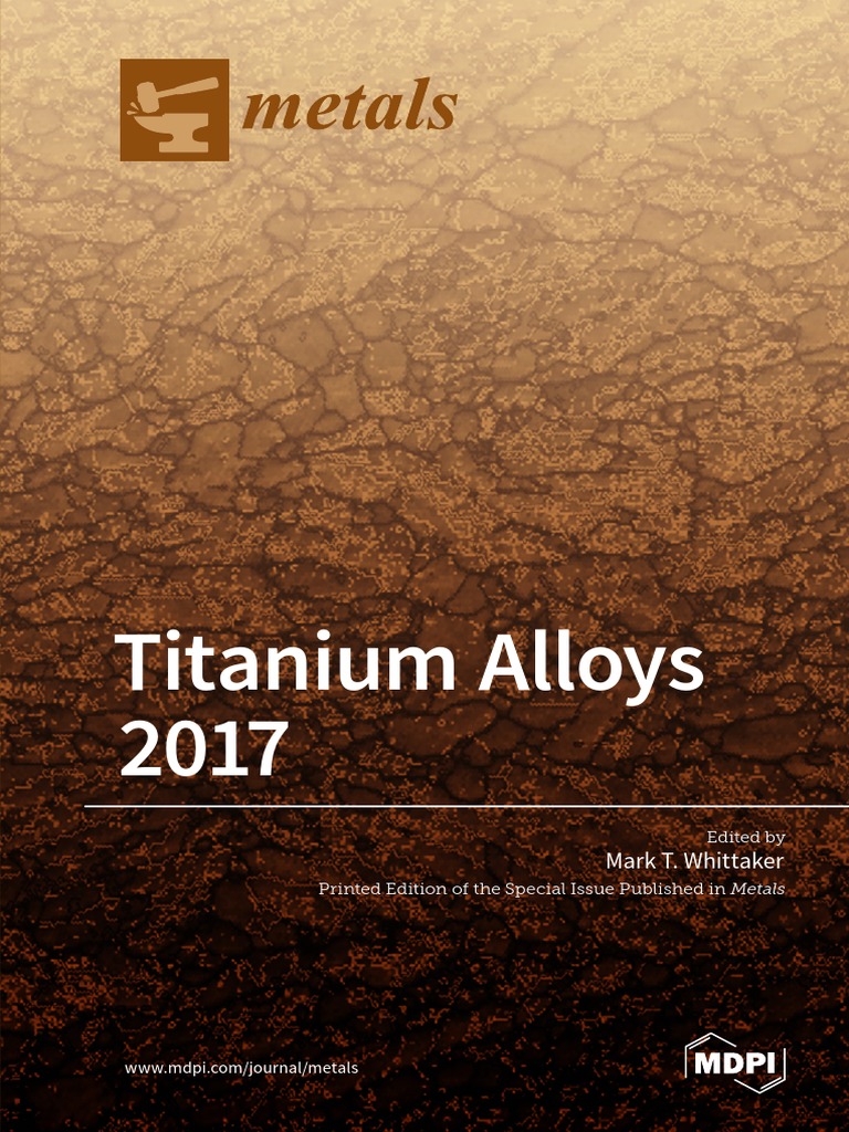 Titanium Alloys 2017 PDF Sintering Titanium