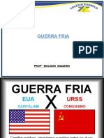 A Guerra Fria e a disputa entre capitalismo e comunismo