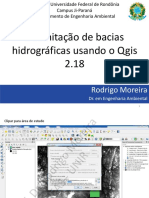 Delimitação de bacias hidrográficas usando o Qgis 2.18