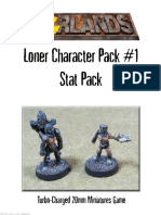 Warlands - Loner Character Pack 1 Stat Pack