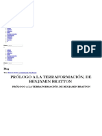 Prólogo A La Terraformación, de Benjamin Bratton - Caja Negra