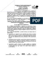 ORDENANZA DE REGULARIZACION DE ASENTAMIENTOS PASTAZA