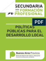 Políticas públicas para el desarrollo local