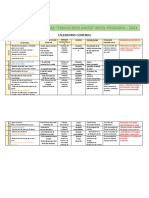 Calendario Comunal