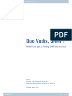 Quo Vadis, SNMP?: White Paper Part 2: Putting SNMP Into Practice