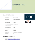 Curriculum Vitae (Marilyn Marol Quispe Carhuallanqui)