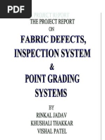 Download FABRIC DEFECTS AND POINT GRADING SYSTEM by Ankit Chandorkar SN52291149 doc pdf
