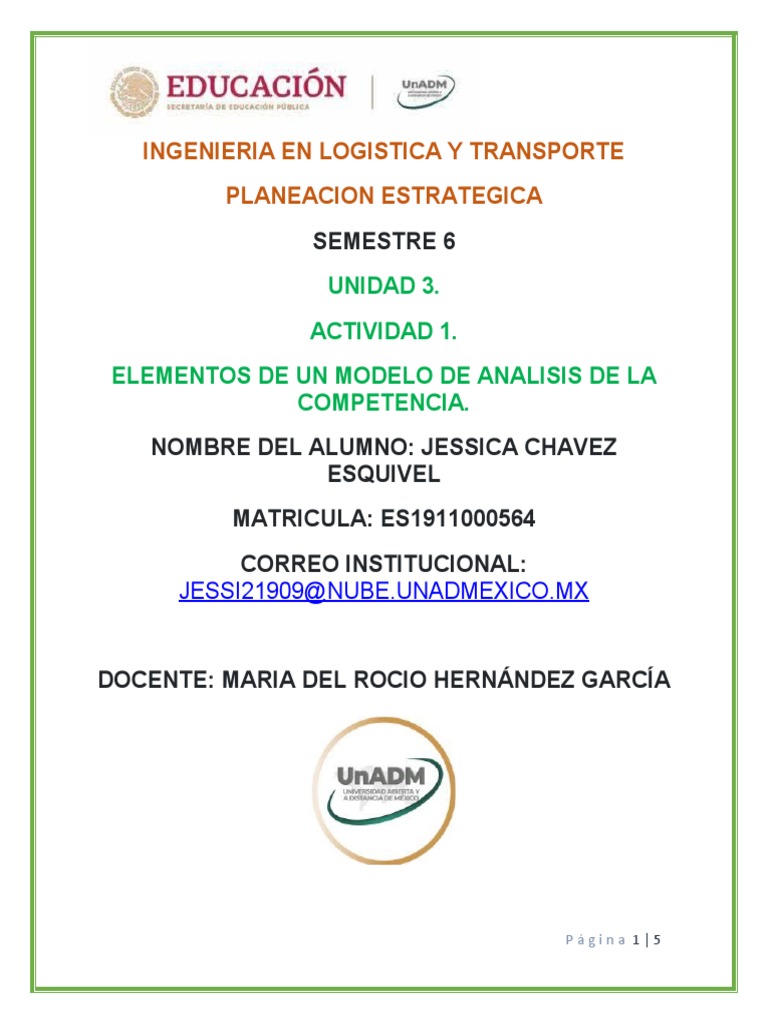Lple U3 A1 Jece | PDF | Análisis FODA | Planificación estratégica