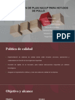 Elaboración de Plan Haccp para Hot-Dog de Pollo