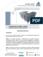 Info. Curso de Diseño Estructural Con ETABS + SAFE
