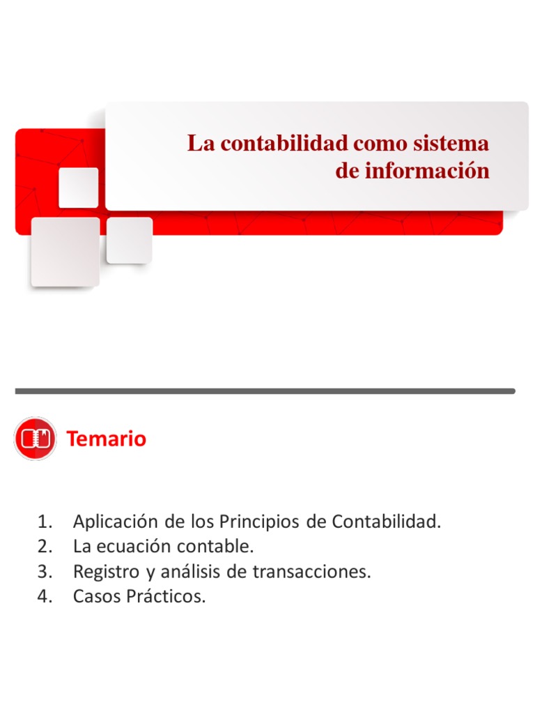 Unidad 1 - Semana 1 - La Contabilidad Como Sistema de Información (NF ...