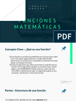 Funciones Matemáticas