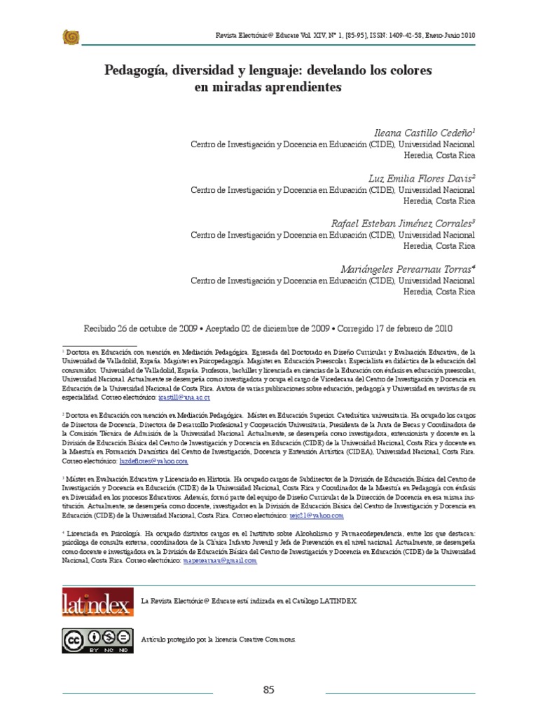 Pedagogía y Diversidad en Educación | PDF | Aprendizaje | Comunicación ...