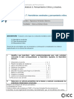 Hemisferios cerebrales y pensamiento crítico en la Ensalada del Terror