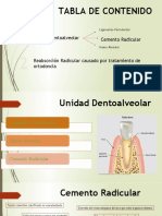 Unidad Dentoalveolar Cemento y Reabsorción Radicular