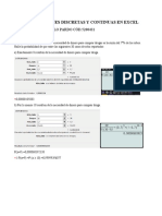 DISTRIBUCIONES EN EXCEL 3°corte