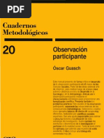 Download CUADERNOS METODOLGICOS Observacin Participante by Tonino Nino-nino SN52293209 doc pdf
