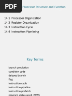 Chapter 14 - Processor Structure and Function