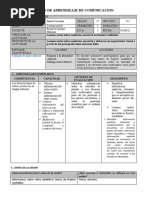 Sesión de Aprendizaje Martes 1 Junio