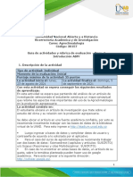 Guía de Actividades y Rúbrica de Evaluación - Unidad 1 - Paso 1 - Introducción ABPr