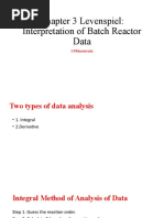 Chapter 3 Levenspiel: Interpretation of Batch Reactor Data: Cpmonterola