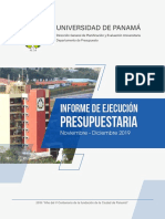 Informe Ejecucion Presupuestaria