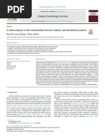 Shi2019 - A Meta-Analysis of The Relationship Between Anxiety and Attentional Control