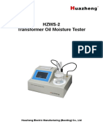 HZWS-2 Transformer Oil Moisture Tester