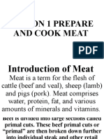Prepare and Cook Meat