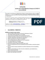 Catálogo Buenas Prácticas Laborales para La Salud Mental 2020 y 2021