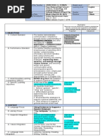 English 7 4th Quarter Week 1 Detailed Lesson Plan | PDF | Question | Word