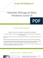 Manfaat Olahraga Di Masa Pandemic Covid 19