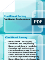 KLASIFIKASI BARANG PUBLIK