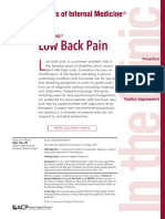 Low Back Pain Agosto 2021